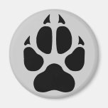 Wolf Print Magnets