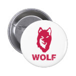 Wolf (Red) Pin