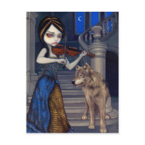 "Wolf Song" Postcard