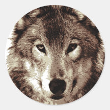 Wolf Sticker