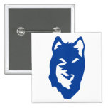 Wolf Symbol Pinback Buttons