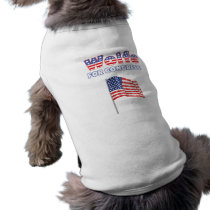 Wolfe for Congress Patriotic American Flag Dog Clothing