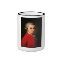 Wolfgang Amadeus Mozart portrait Coffee Mugs