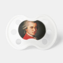 Wolfgang Amadeus Mozart portrait Pacifier