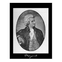 Wolfgang Amadeus Mozart Postcard