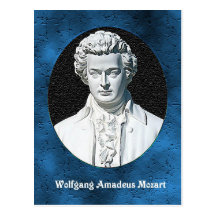 Wolfgang Amadeus Mozart Postcard