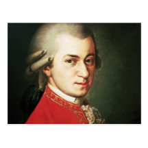 Wolfgang Amadeus Mozart Postcard