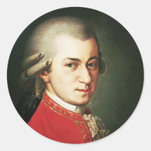 Wolfgang Amadeus Mozart Sticker