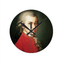 Wolfgang Amadeus Mozart Wall Clock