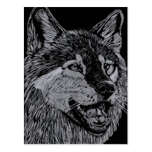 Wolfie Post Card