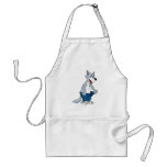 Wolf's pants apron