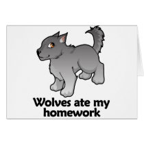 Wolves ate my homework cards