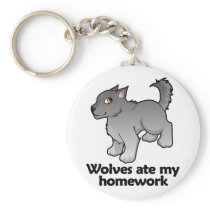 Wolves ate my homework keychains