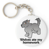 Wolves ate my homework keychains
