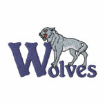 Wolves embroidered shirts