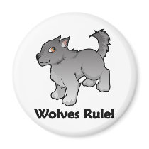 Wolves Rule! magnets