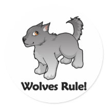 Wolves Rule! stickers
