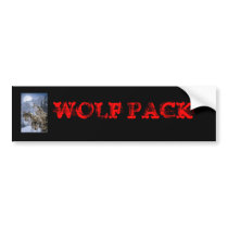 Wolves, WOLF PACK Bumper Stickers
