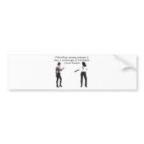 woman2 bumper sticker