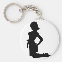 Woman 10 key chain
