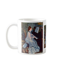 Woman At The Piano By Pierre-Auguste Renoir Mug