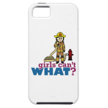 Woman Firefighter iPhone 5 Cases