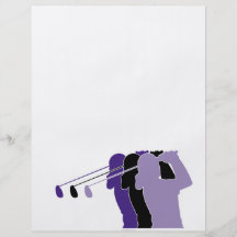 Woman Golfer Flyer