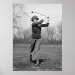 Woman Golfing: 1920s posters