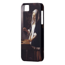 Woman Holding a Balance iPhone 5 Case