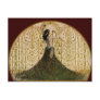 Woman in a Peacock Skirt Post Card
