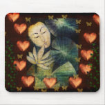 Woman In Dream Mouse Pads