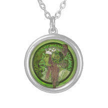 Woman in Green (Headdress) Necklace