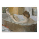 Woman in her Bath, Sponging her Leg, c.1883 cards