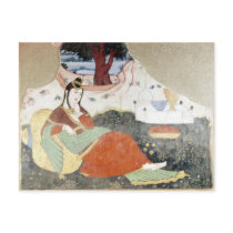 Woman in the Garden of Shah Abbas I Postcards