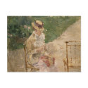 Woman Knitting, Berthe Morisot Fine Ar postcards