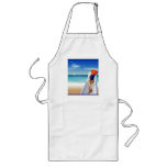 woman laying on the beach aprons