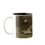 Woman laying on the grass mug