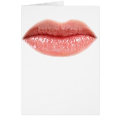 Woman lips cards by diktattoor