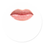 Woman lips stickers