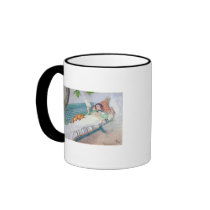Woman Lying on a Bench, 1913 Coffee Mug