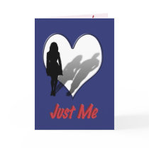 Woman Missing Man Silhouette