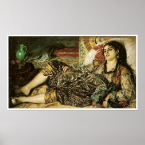 Woman of Algiers 1870 Pierre-Aguste Renoir Print