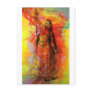 WOMAN OF INDIA WITH SACRED BEADS POST CARDS