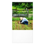 Woman Planting Garden photo cards