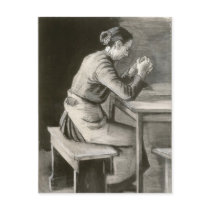 Woman Praying, Vincent van Gogh Post Card