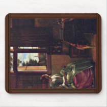 Woman Reading A Letter By Hooch Pieter De Mousepads