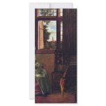 Woman Reading A Letter By Hooch Pieter De Personalized Rack Card