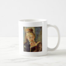 Woman Reading Coffee Mug