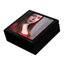 Woman Red Dress Gift Box