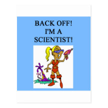 woman scientist post cards